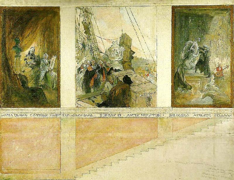 Carl Larsson ur sveriges konsthistoria oil painting picture